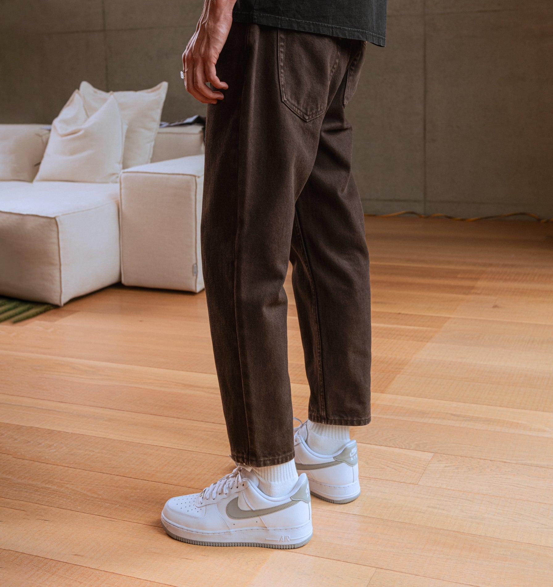 Cropped 90s Denim Pant in Dark Indigo | I Love Ugly US