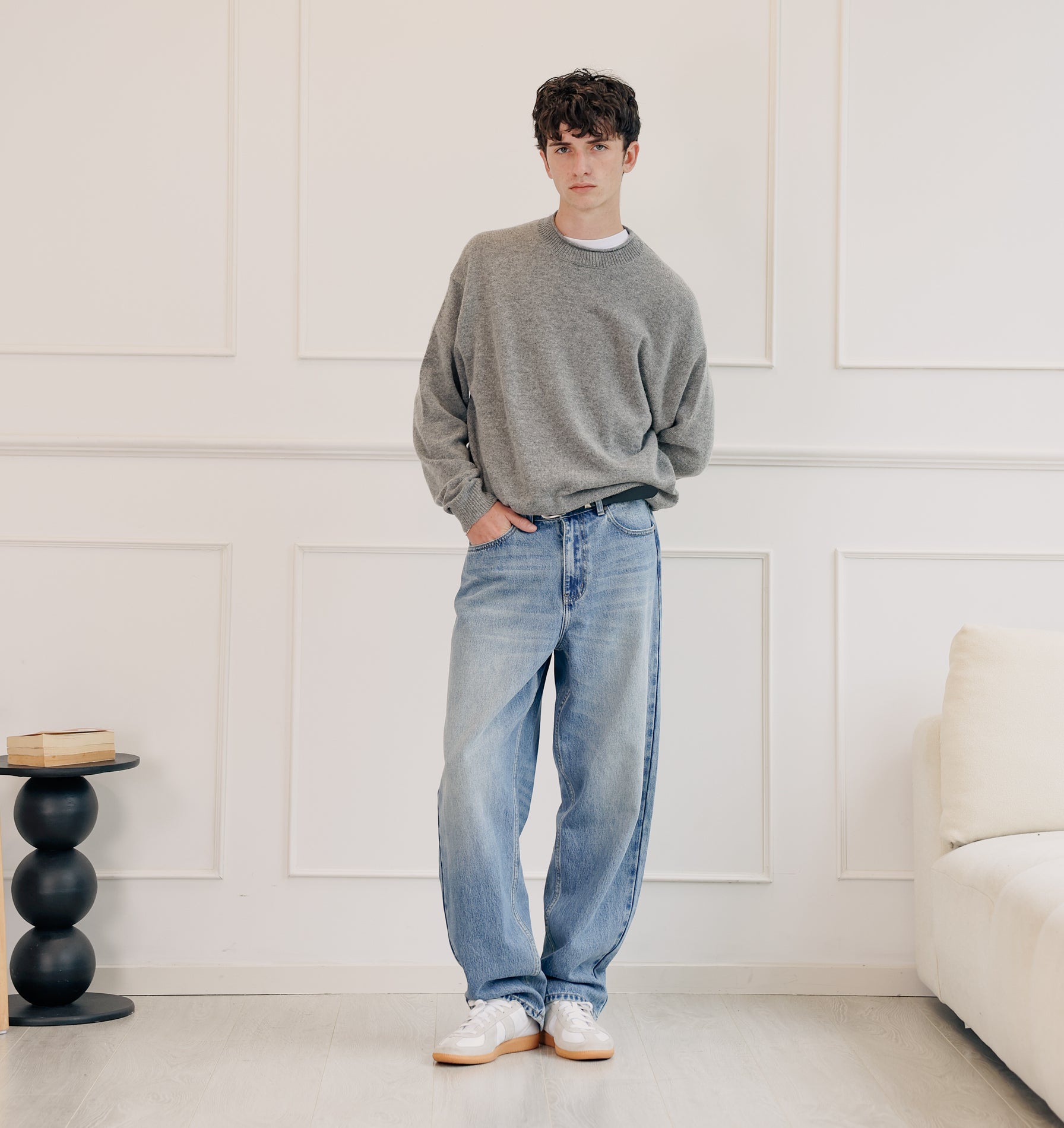 Edgar Wide Denim - Vintage Blue