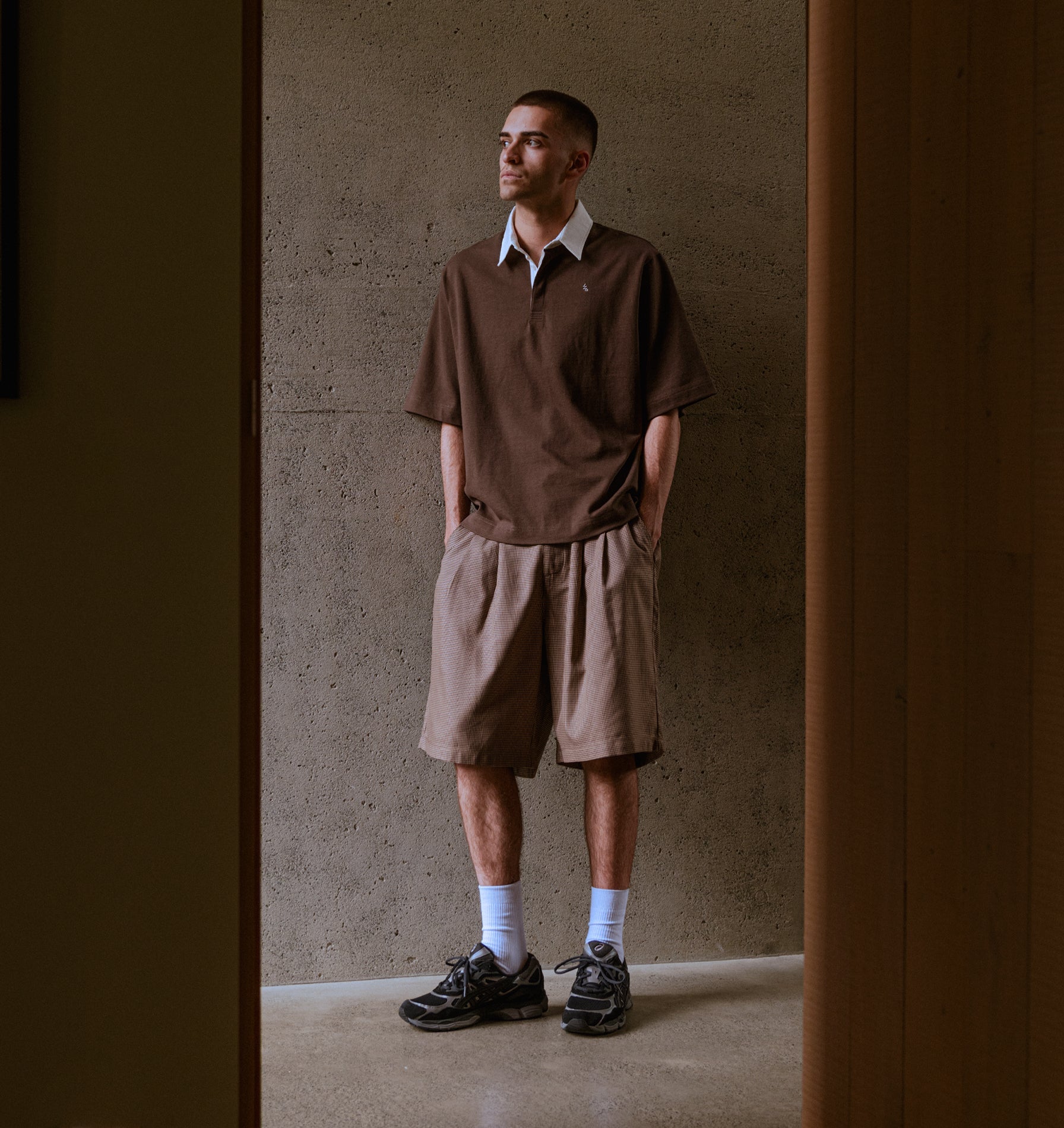 Ardie SS Polo - Fossil Brown