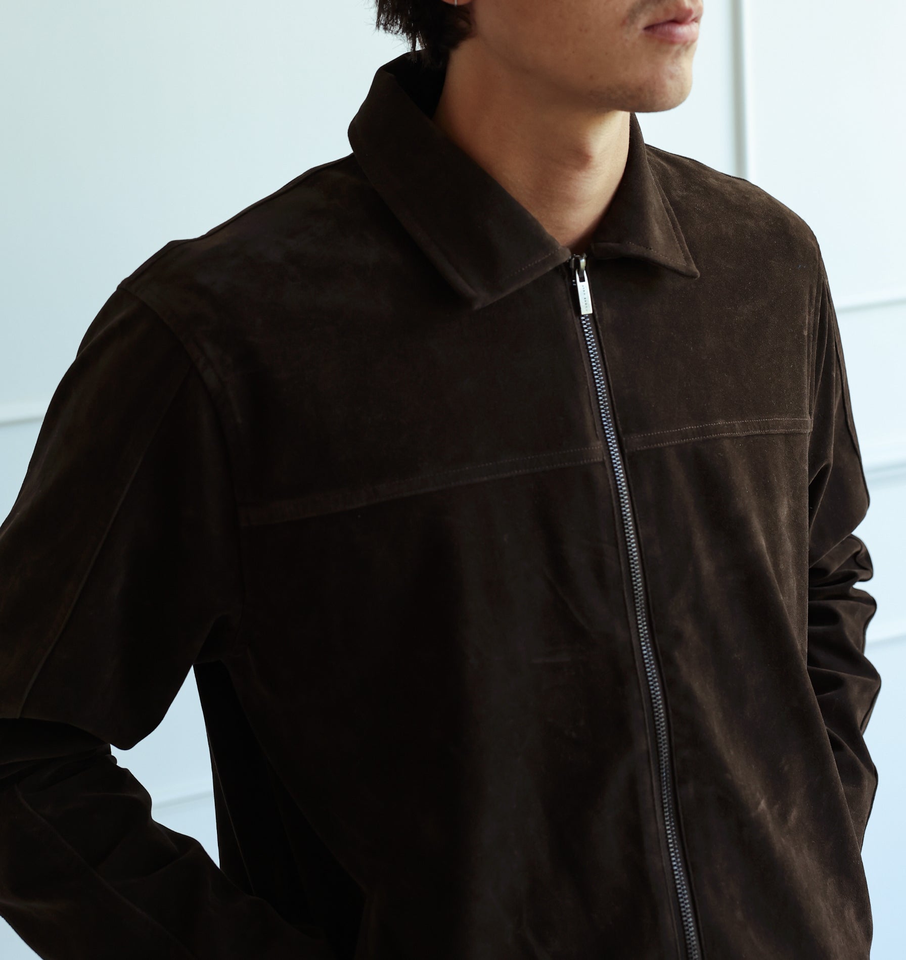 Mason Suede Jacket - Espresso