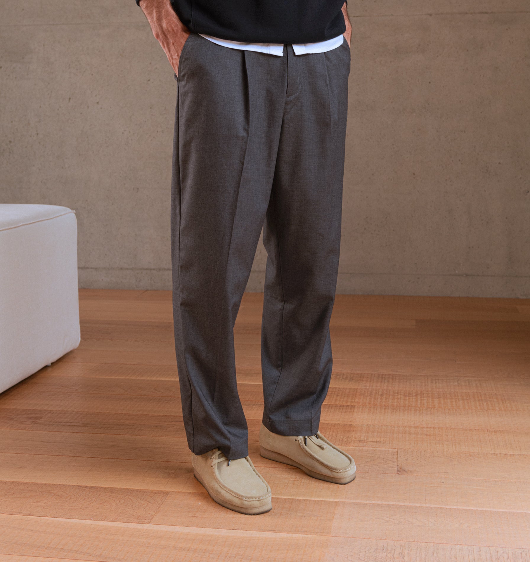 Winston Pant - Tailored Pant in Charcoal | I Love Ugly US