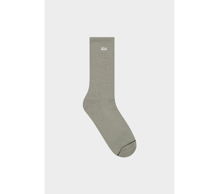 Basic Sock - Moss Grey