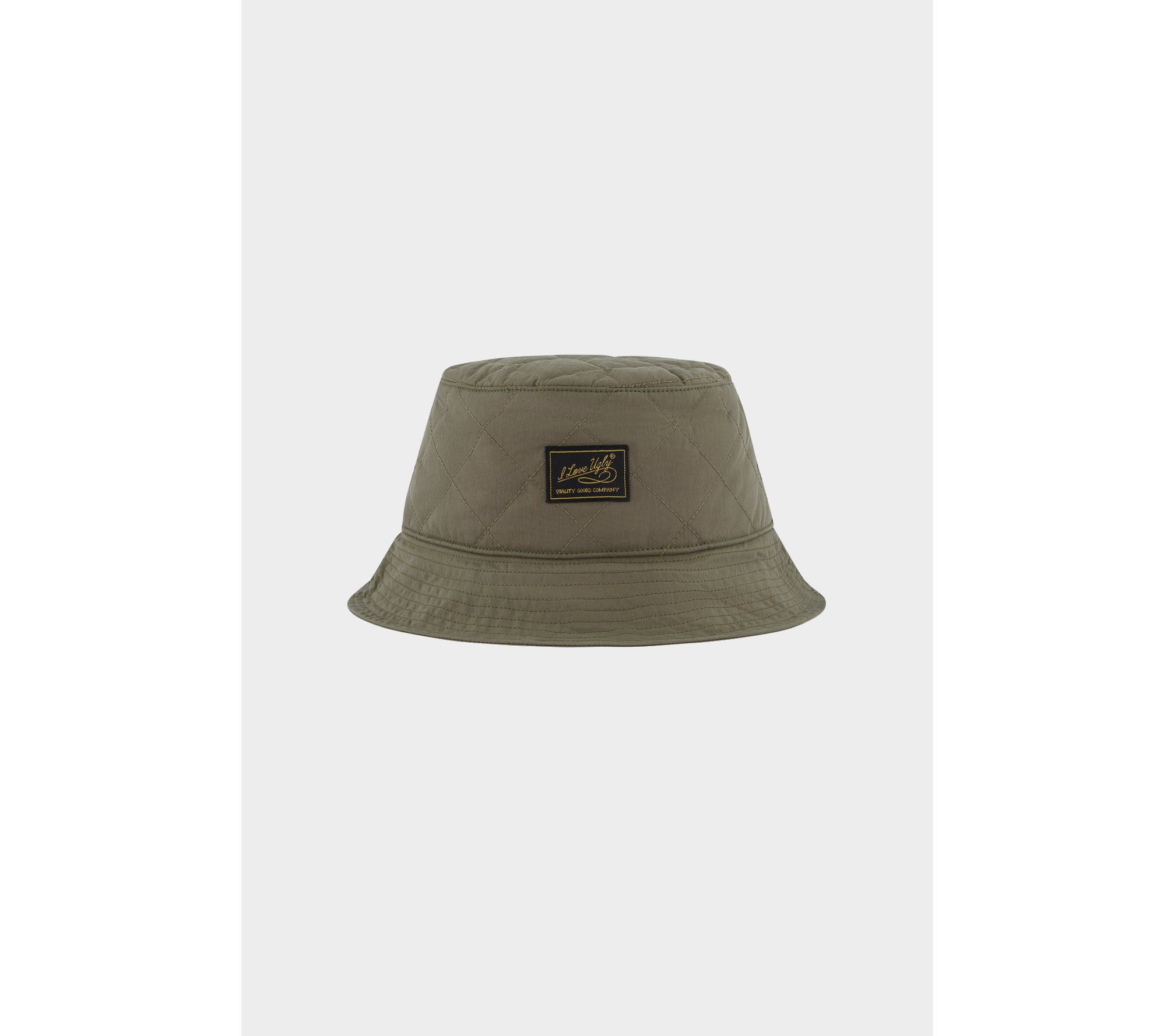 Quilted Bucket Hat - Army Green – I Love Ugly US
