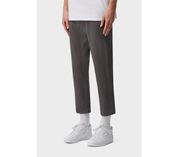 Linen Slim Kobe Pant  - Charcoal