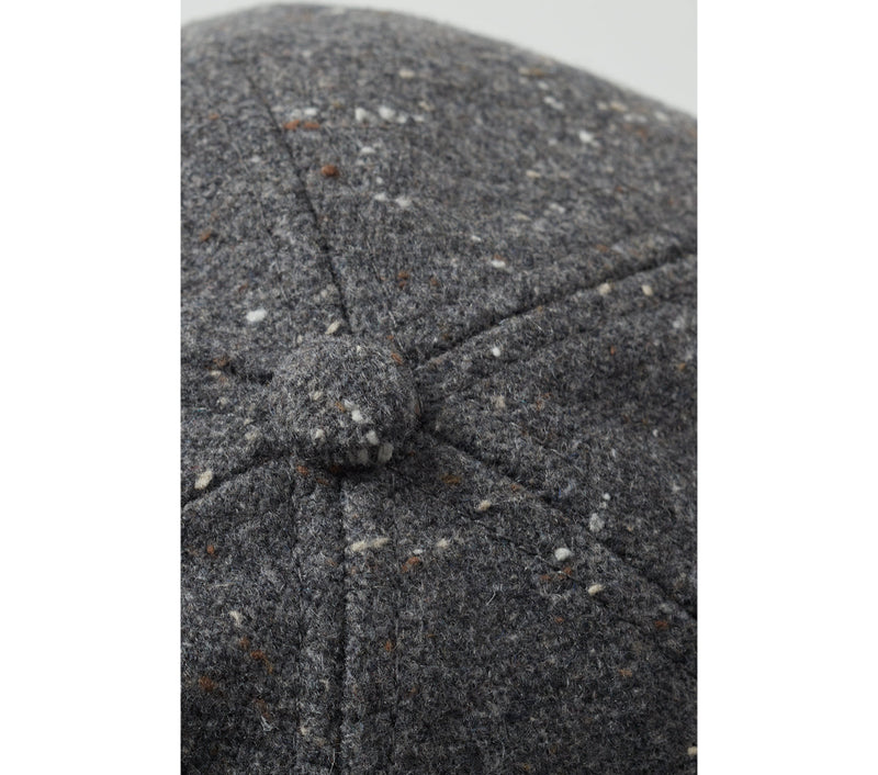 Wool Porter Cap - Grey Speckle