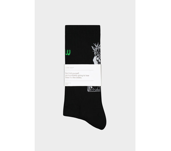 Resurgence Sock - Black/Green