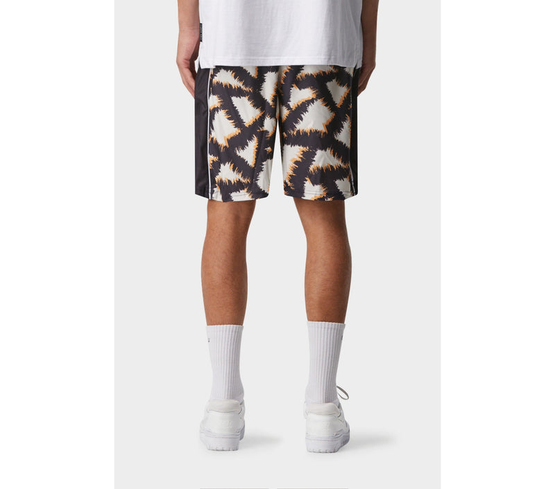 Laid Amour Football Shorts - Black/Butter