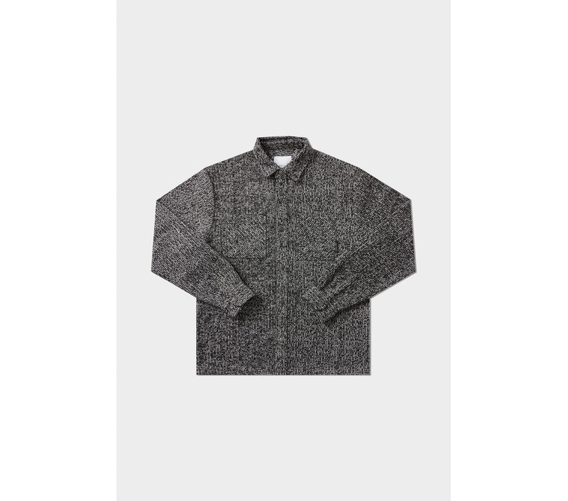 Tweed Overshirt - Black