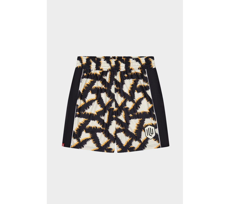 Laid Amour Football Shorts - Black/Butter